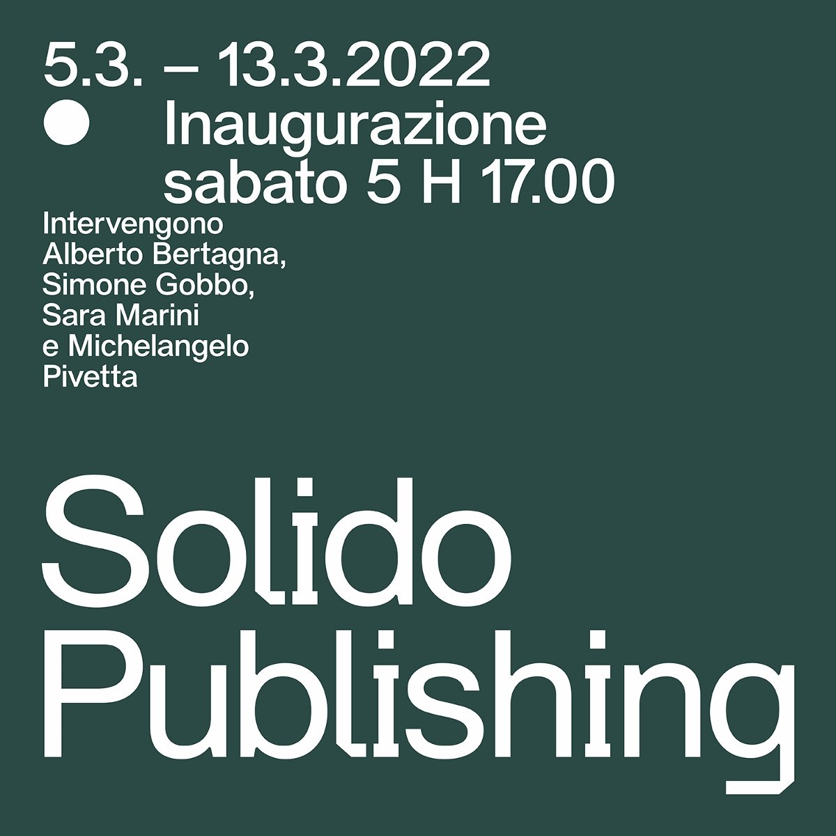 Solido Publishing – Architetture a Tempo Determinato